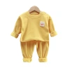 Children's Derong warm suit for boys and girls with heat, autumn and winter pajamas as a base, long Johns and long pants, Derong underwear set Item Picture